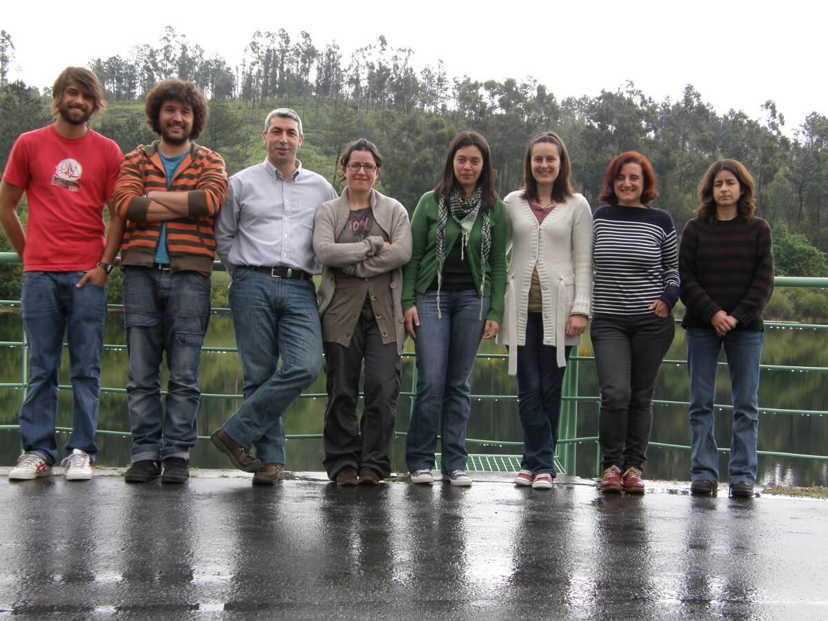 De izquierda a derecha: Pablo Gómez, Óscar Herrero, Rufino Vieira, Rosario Planelló, Sandra Barca, Sheila Rivas, María José Servia y María Teresa Couto